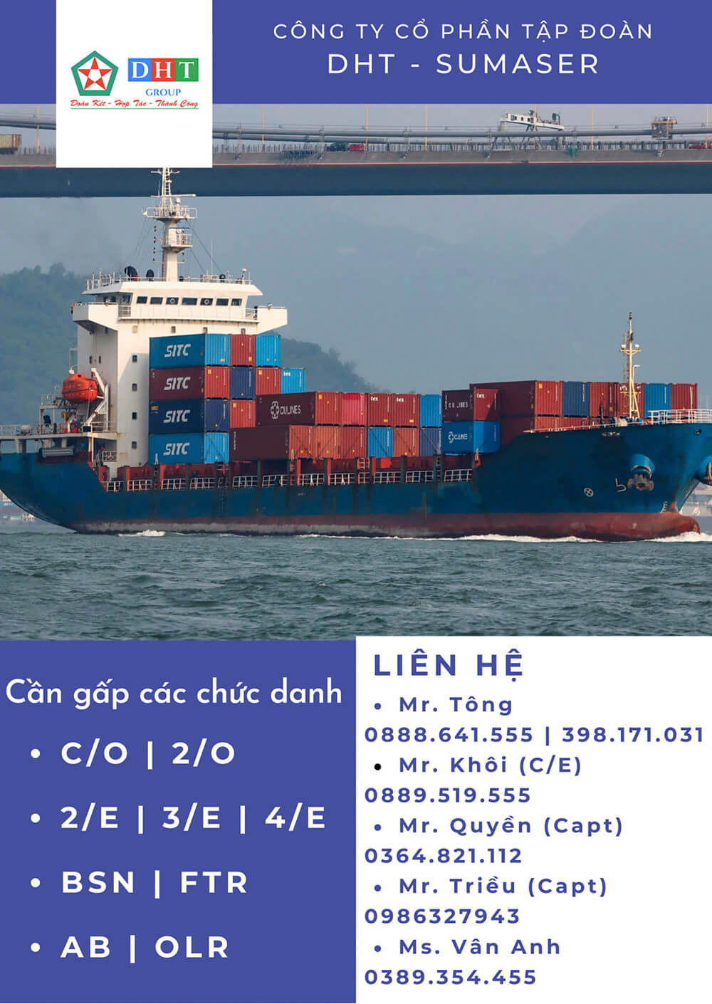 Tổng hợp tuyển dụng thuyền viên đầu năm 2024